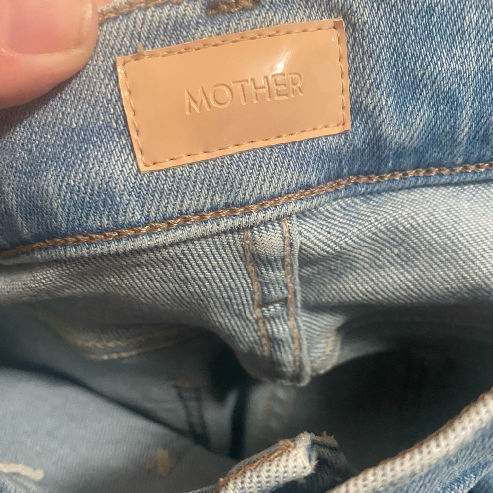 Mother Wide Leg Cropped High Waist Jeans - Picture 3 of 3